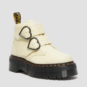 New Dr. Martens Devon Heart platform boots